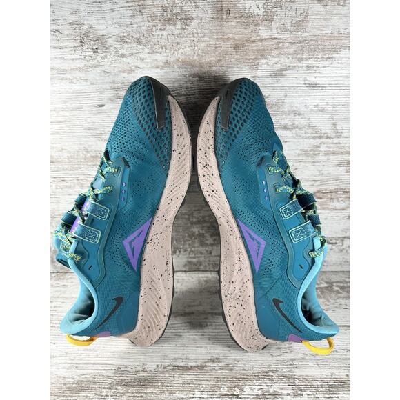 Men\'s Nike Pegasus Trail 3 Mystic Teal/Gray Running/Hiking Shoes Sz 9.5 Athletic